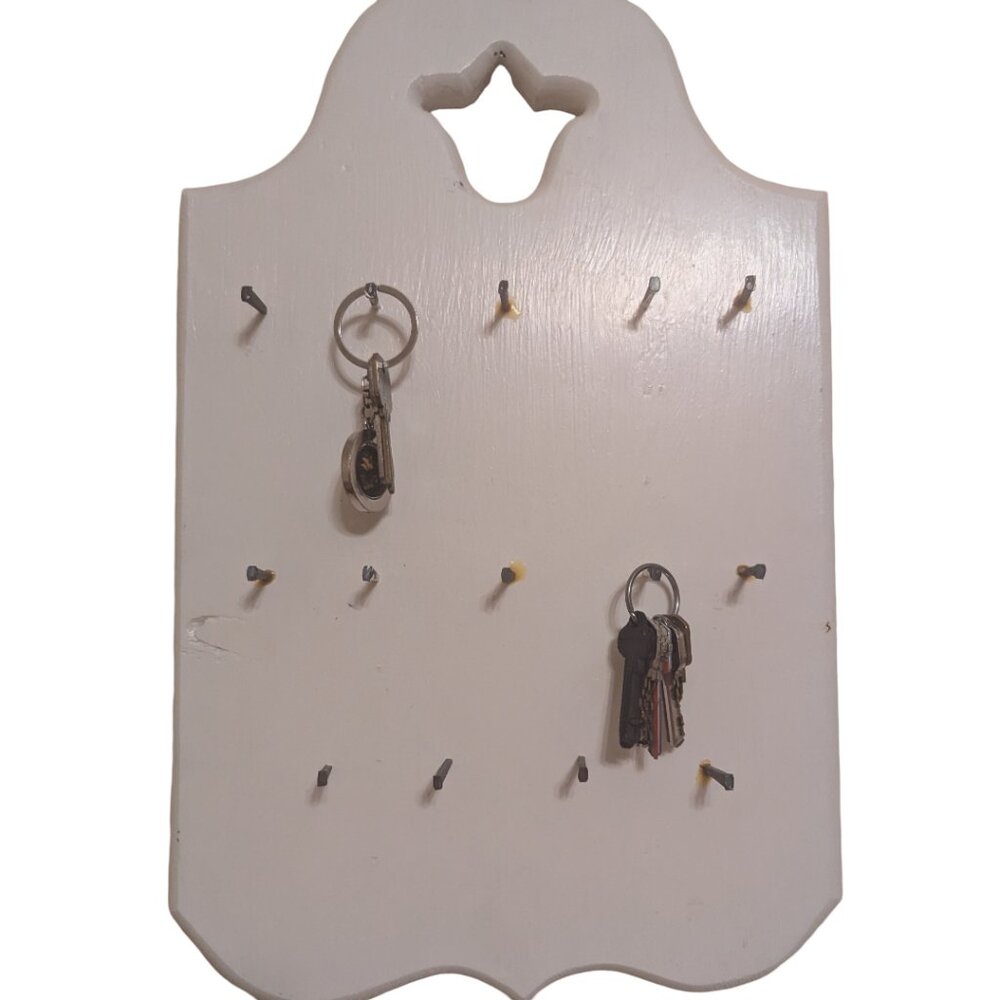 Vintage Wall Key Rack or Jewelry Storage